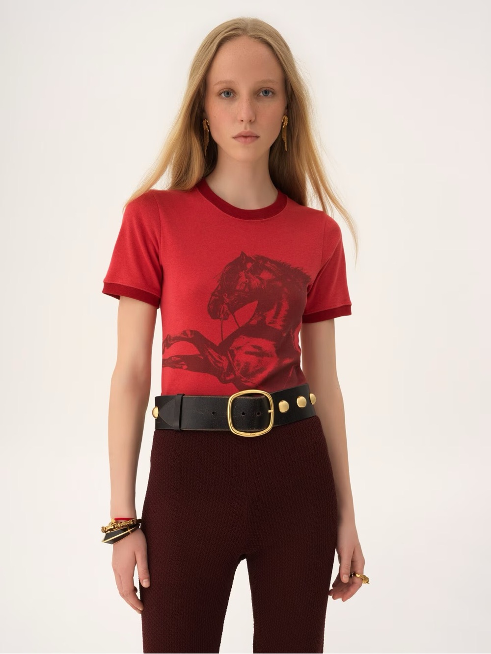✨ CHLOE lunar new year horse BABY FIT LOGO T-SHIRT IN CHINÉ JERSEY
$590 - Picture 2 of 8